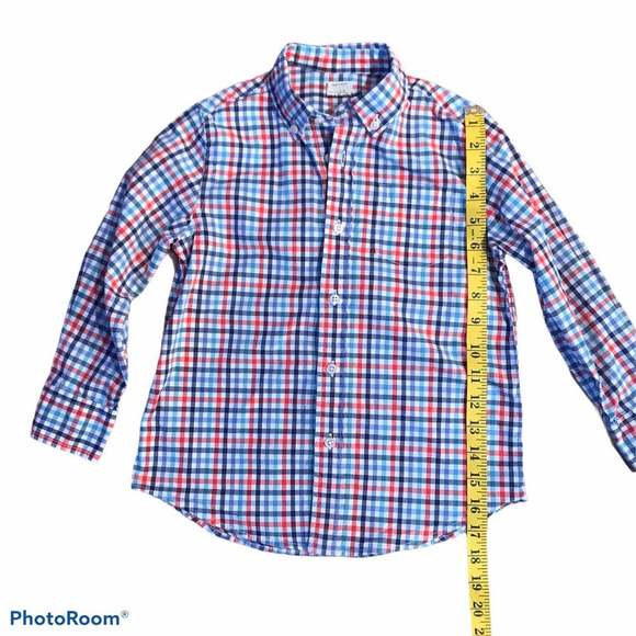 Crewcuts Checked Button Down Size 4/5 - Picture 3 of 5